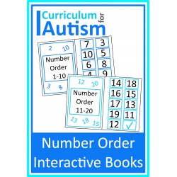 Number Order Interactive Books